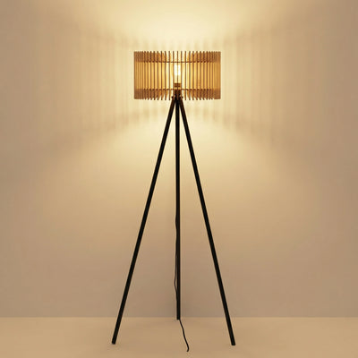 Apollon teinté Chêne | Lampadaire