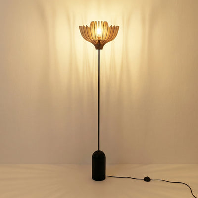 Tullia teinté Chêne | Lampadaire