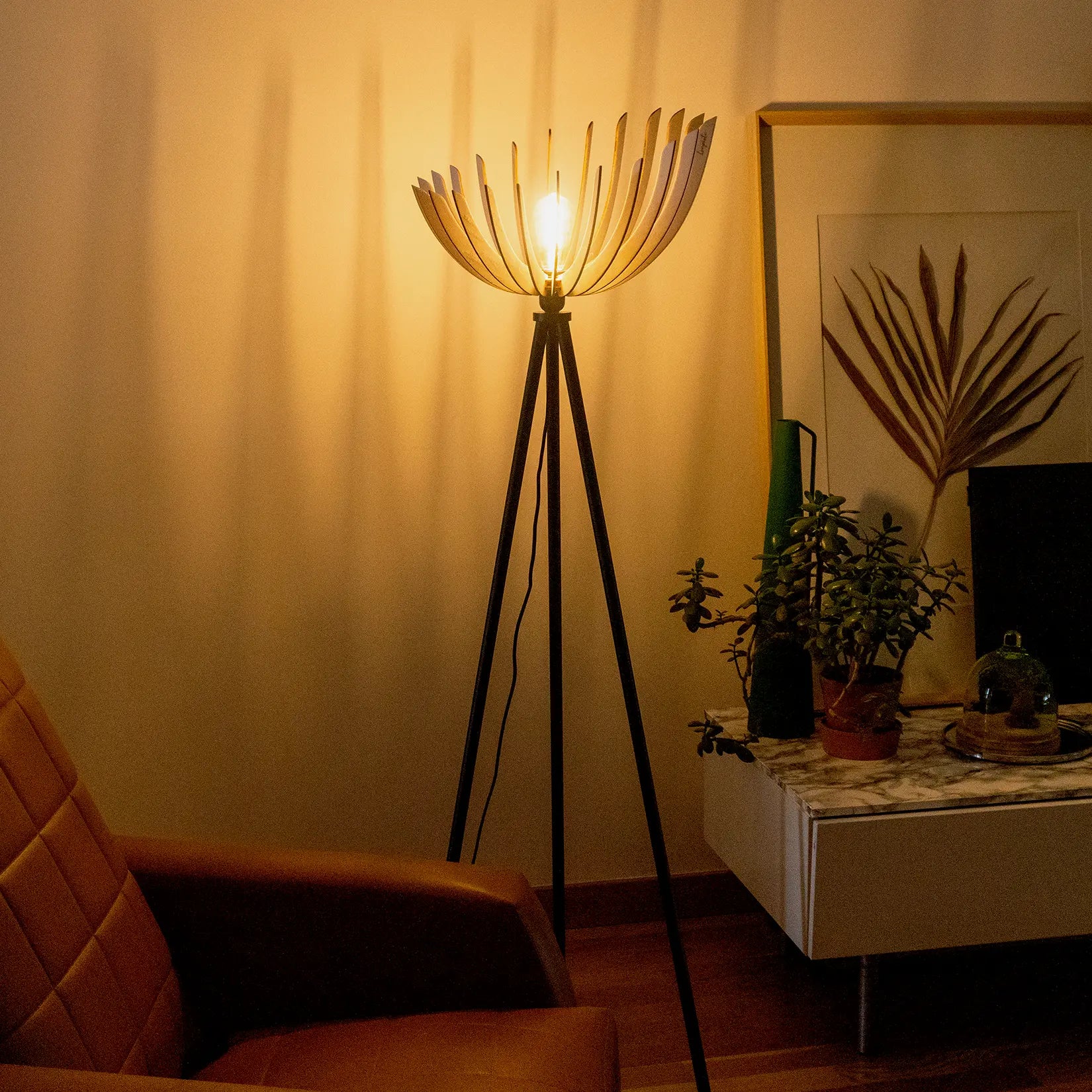 Athéna | Stehlampe - Atelier Loupiote | Handgefertigte französische Lampen