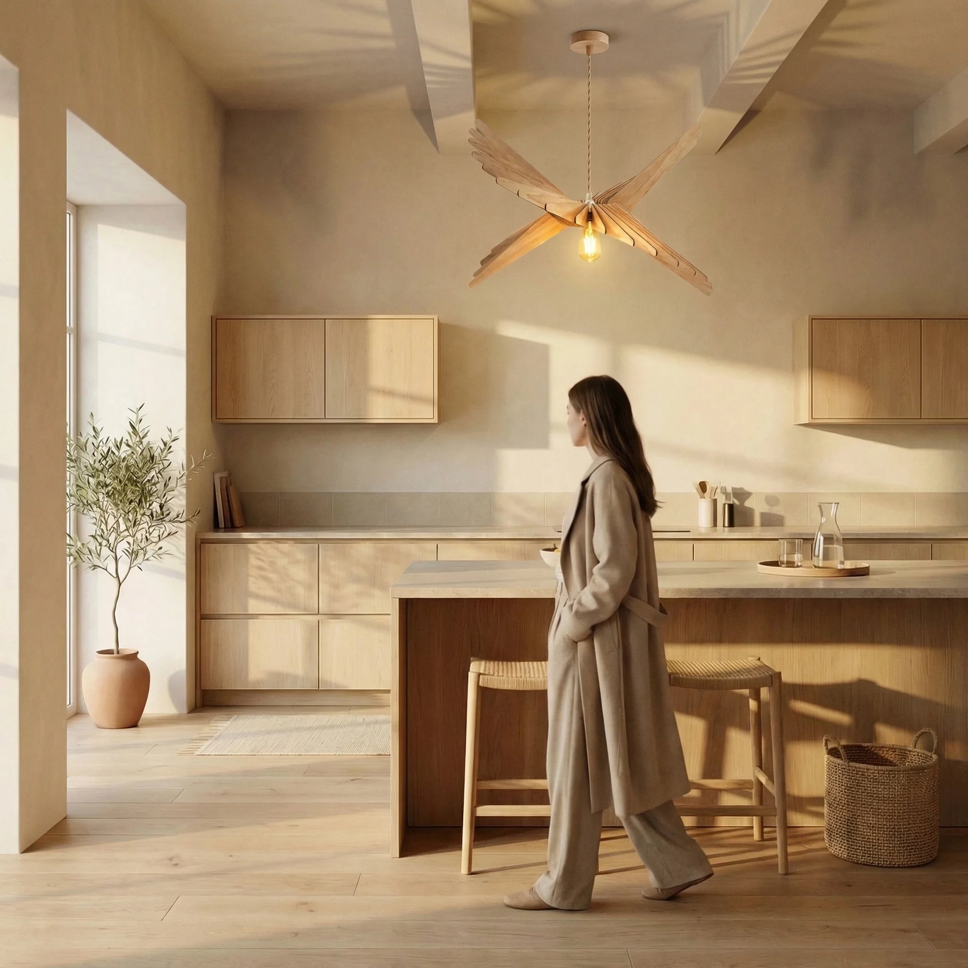 Albatros teinté Chêne | Suspension