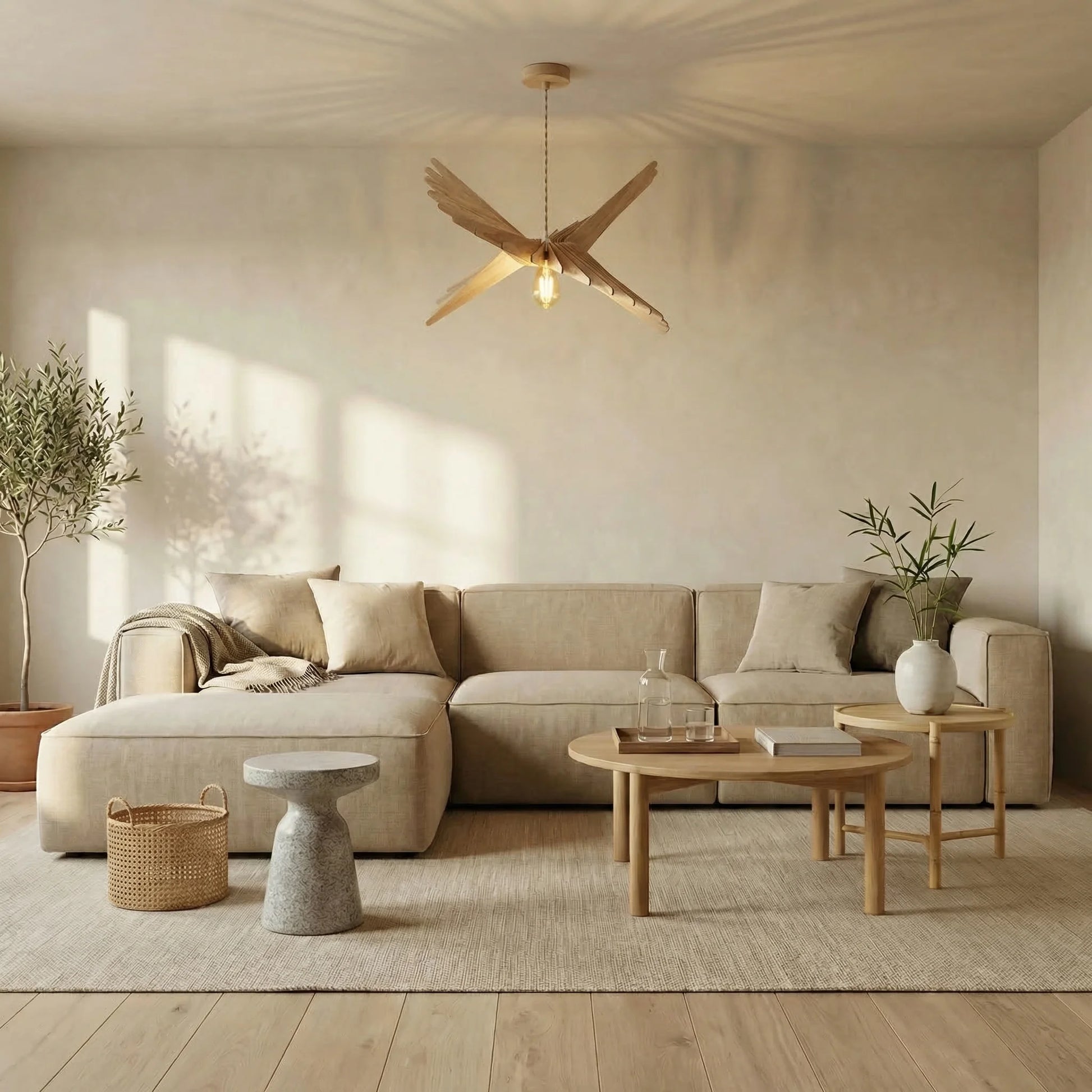 Albatros teinté Chêne | Suspension