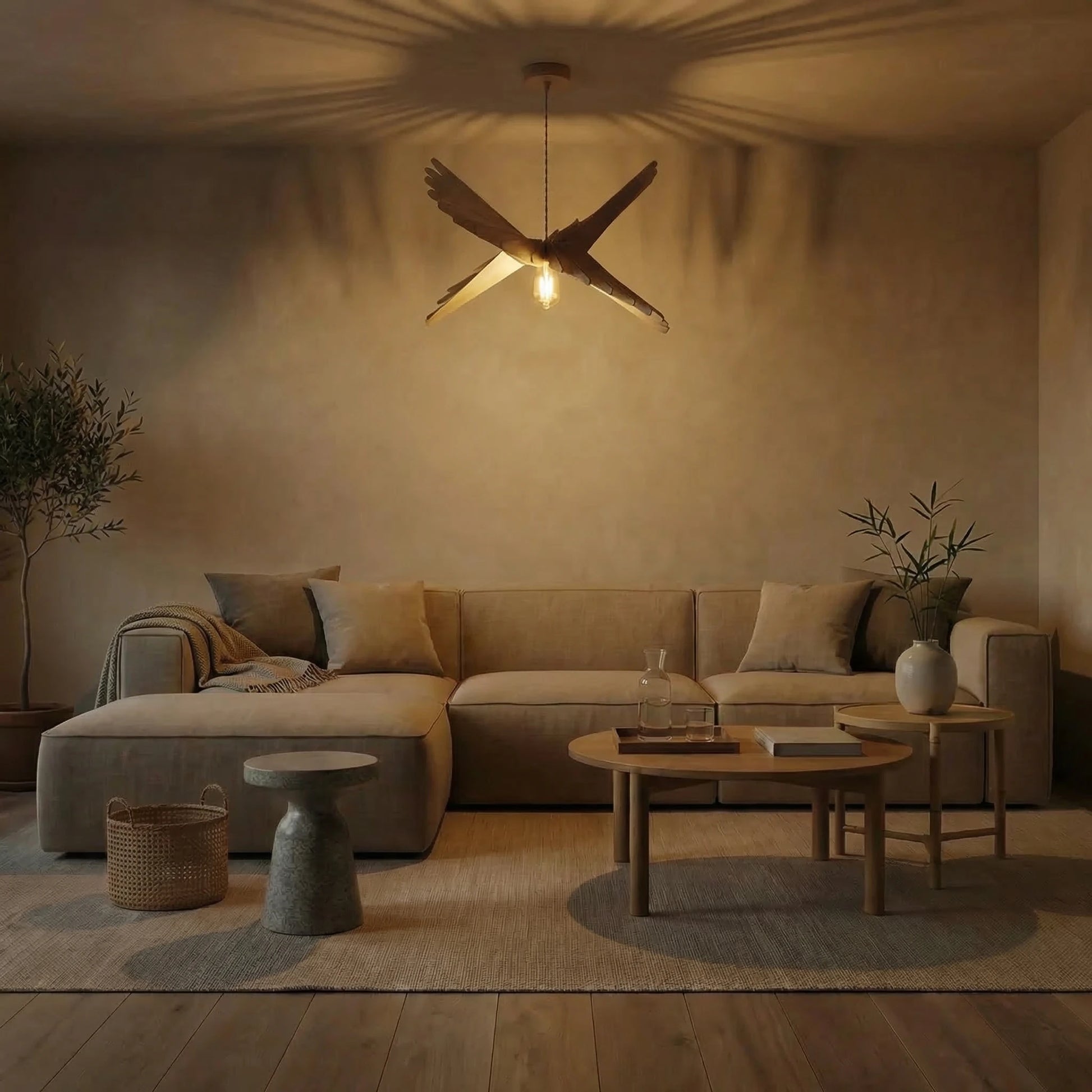 Albatros teinté Chêne | Suspension