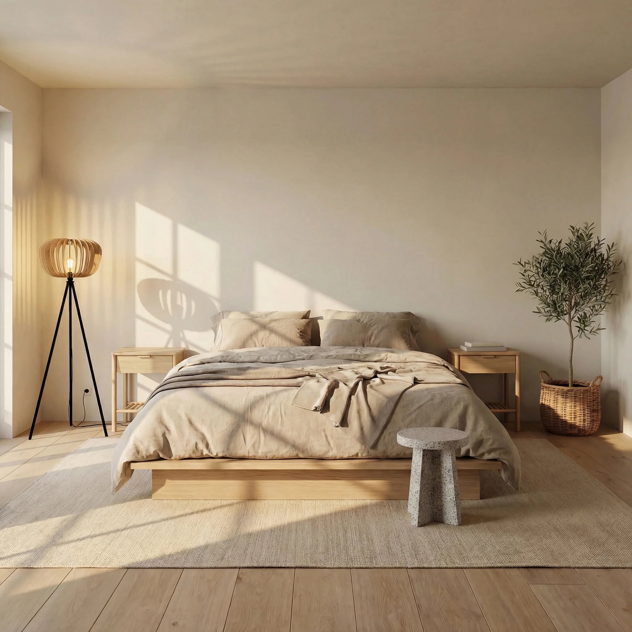 Agathe teinté Chêne | Lampadaire