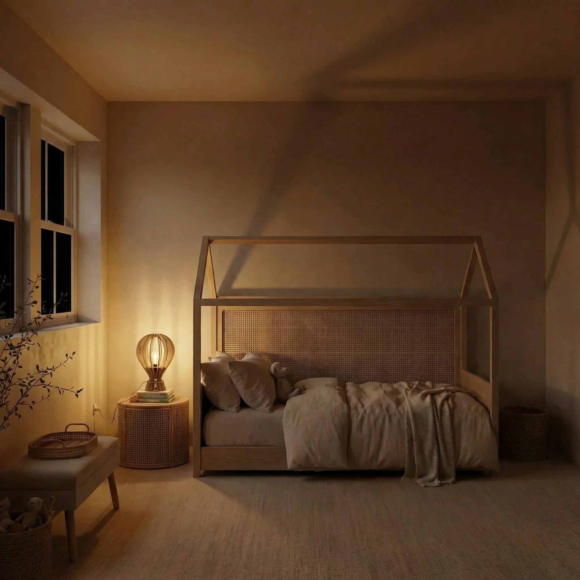 Archimède teinté Chêne | Baladeuse