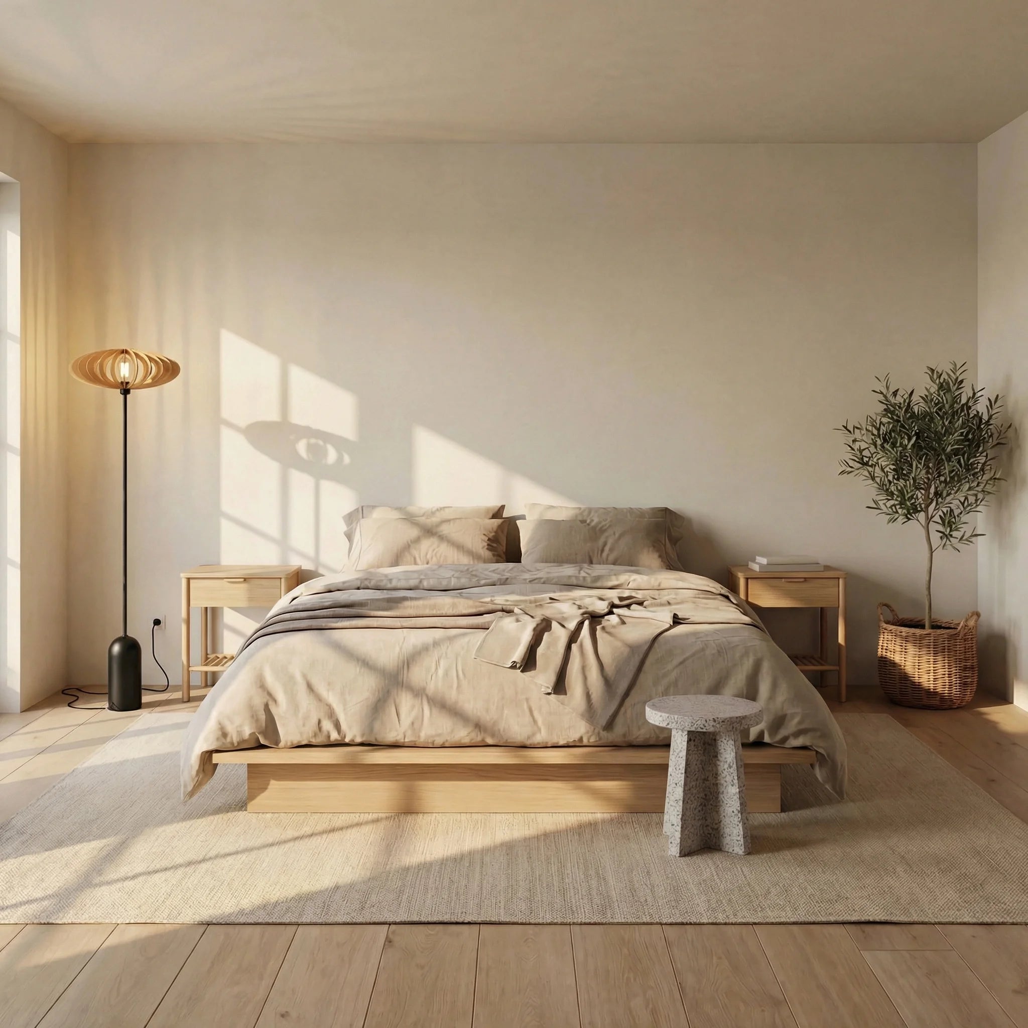 Mini Néo teinté Chêne | Lampadaire