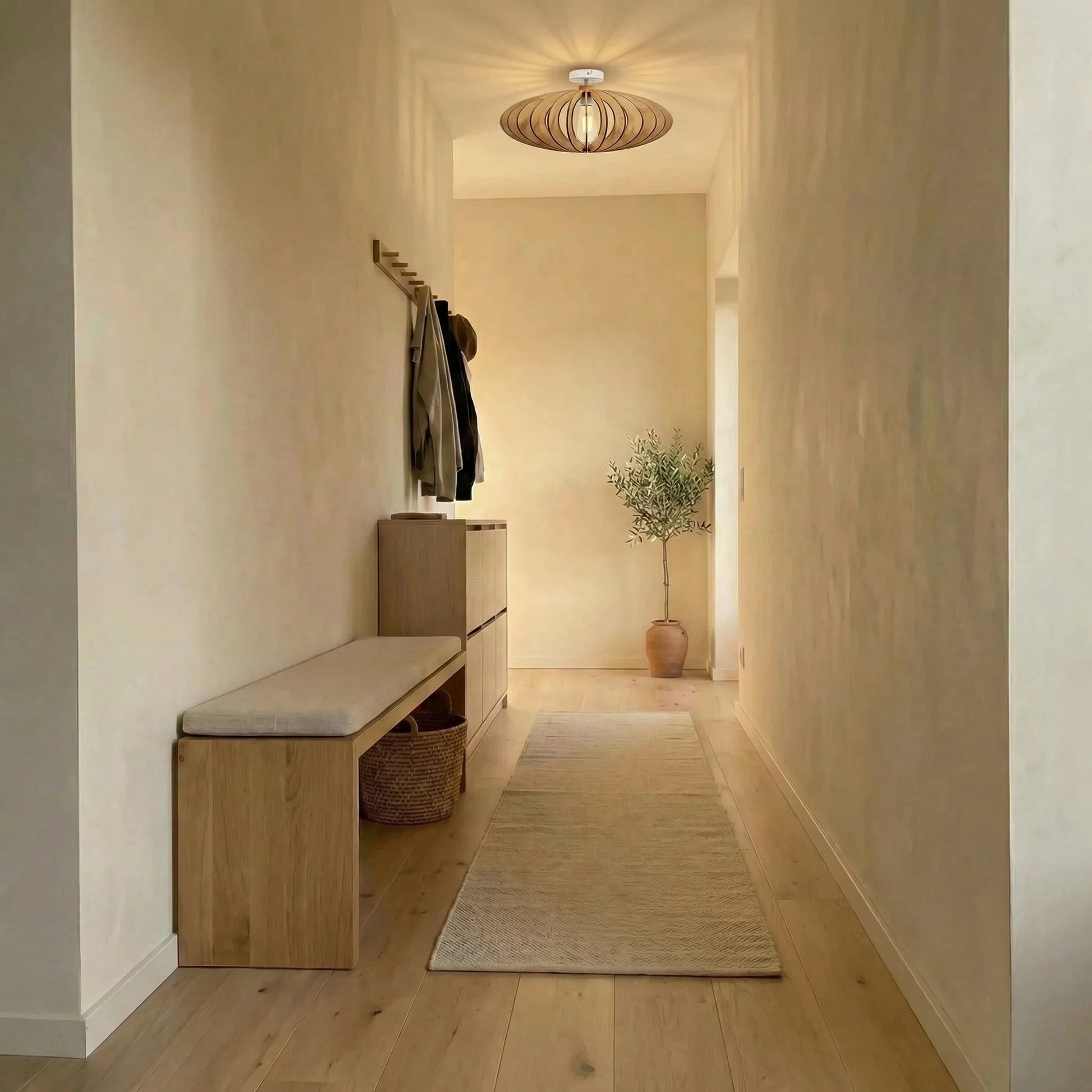 Mini Néo teinté Chêne | Plafonnier