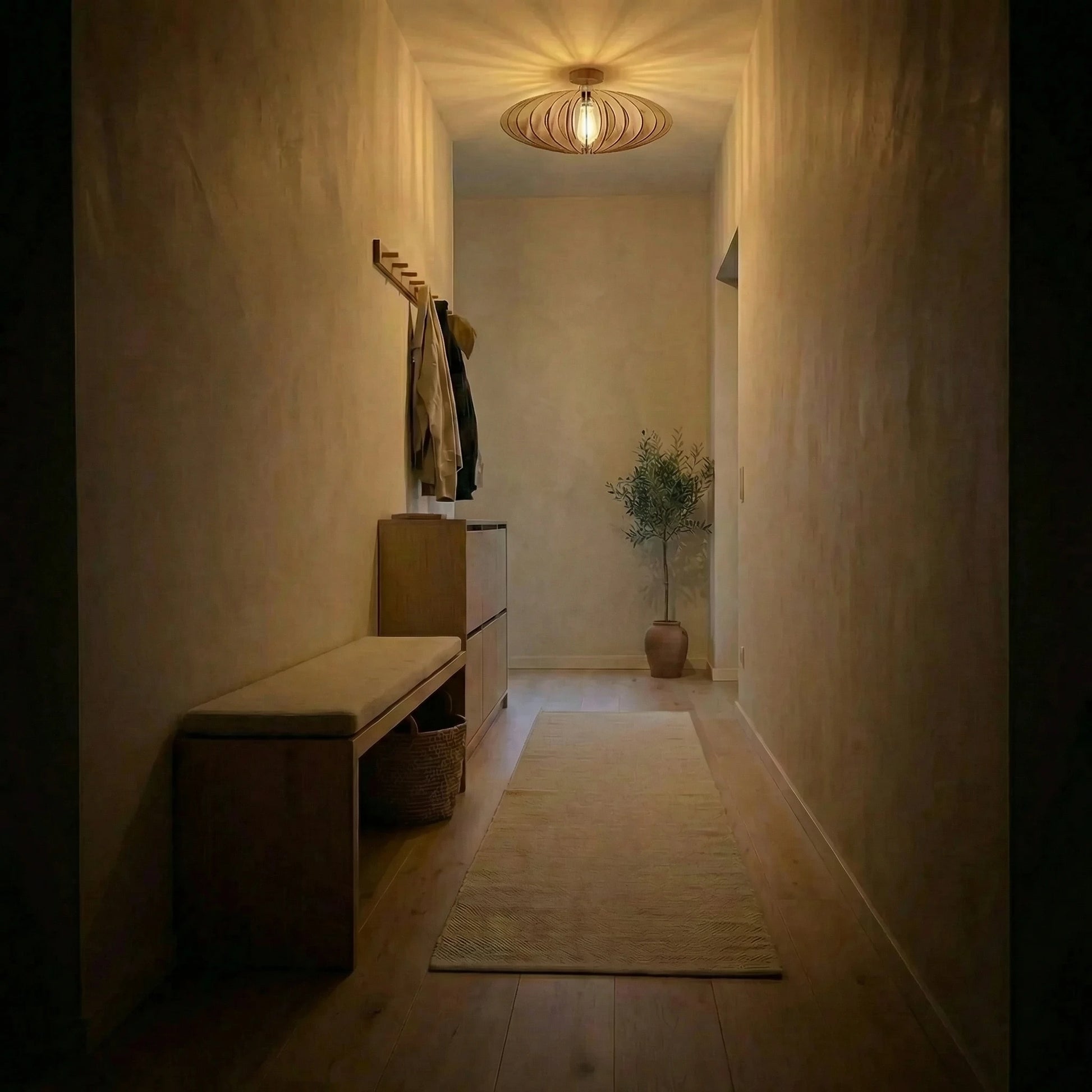 Mini Néo teinté Chêne | Plafonnier