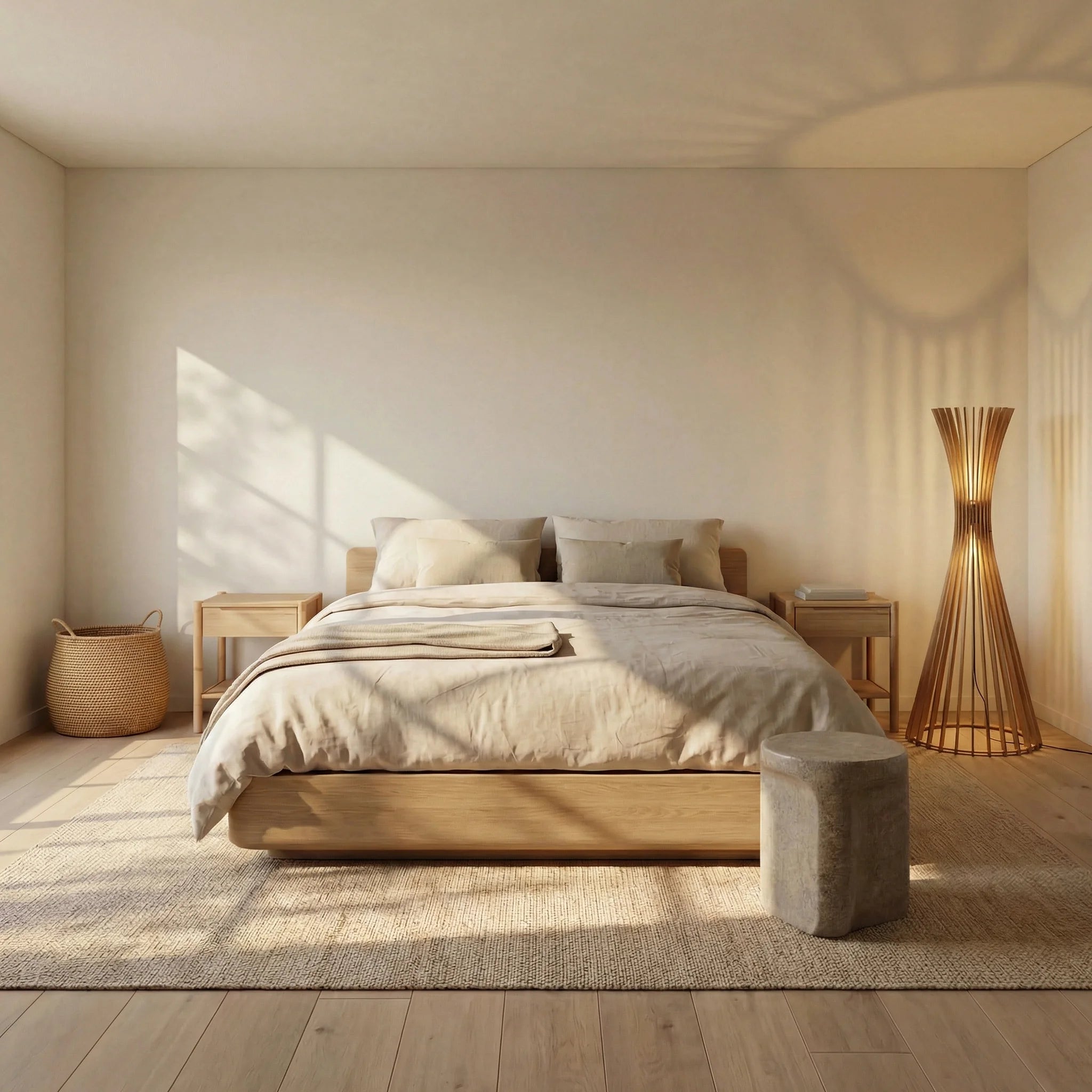 TIPI teinté Chêne | Lampadaire