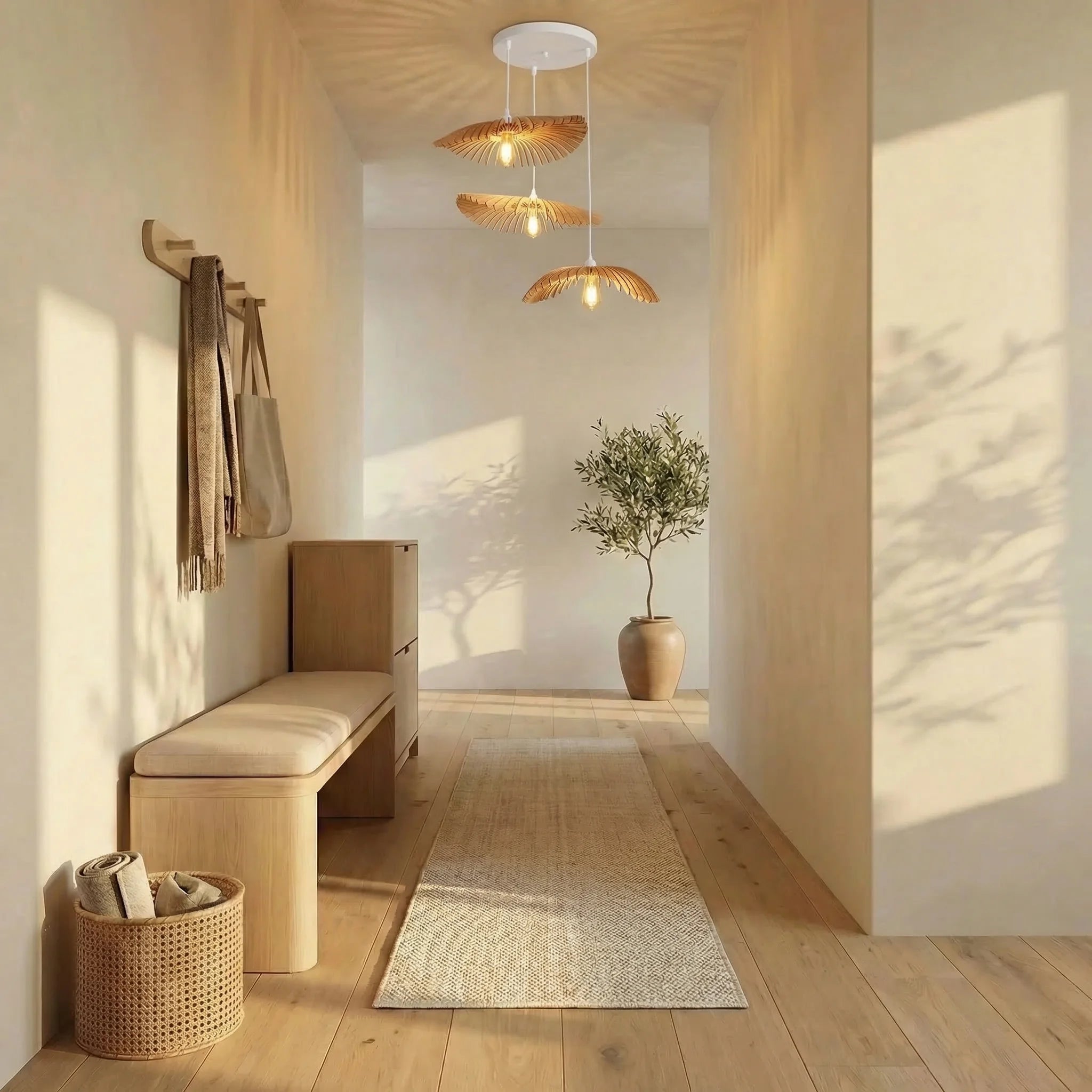 Cygnes Trio teinté chêne | Suspension