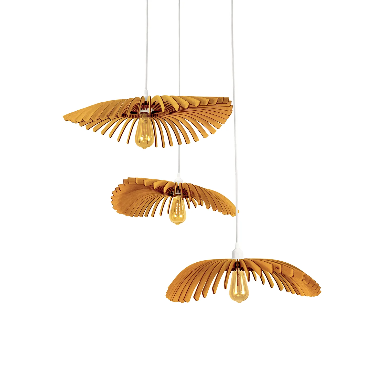Cygnes teinté chêne | Suspension