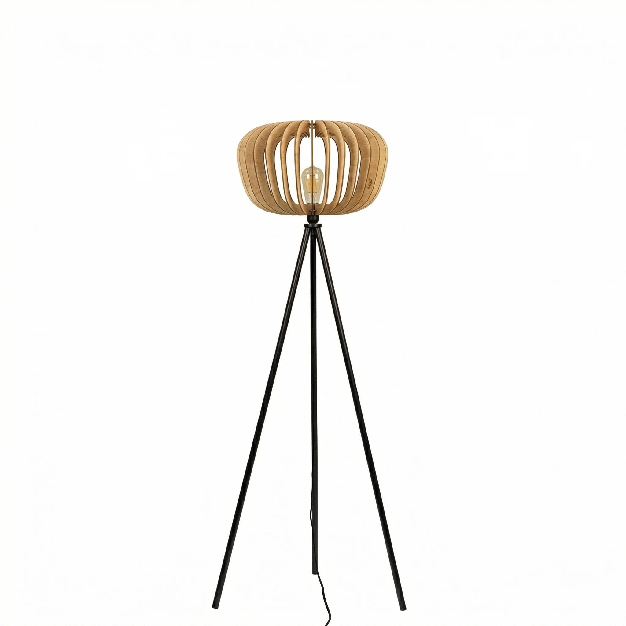 Agathe teinté Chêne | Lampadaire