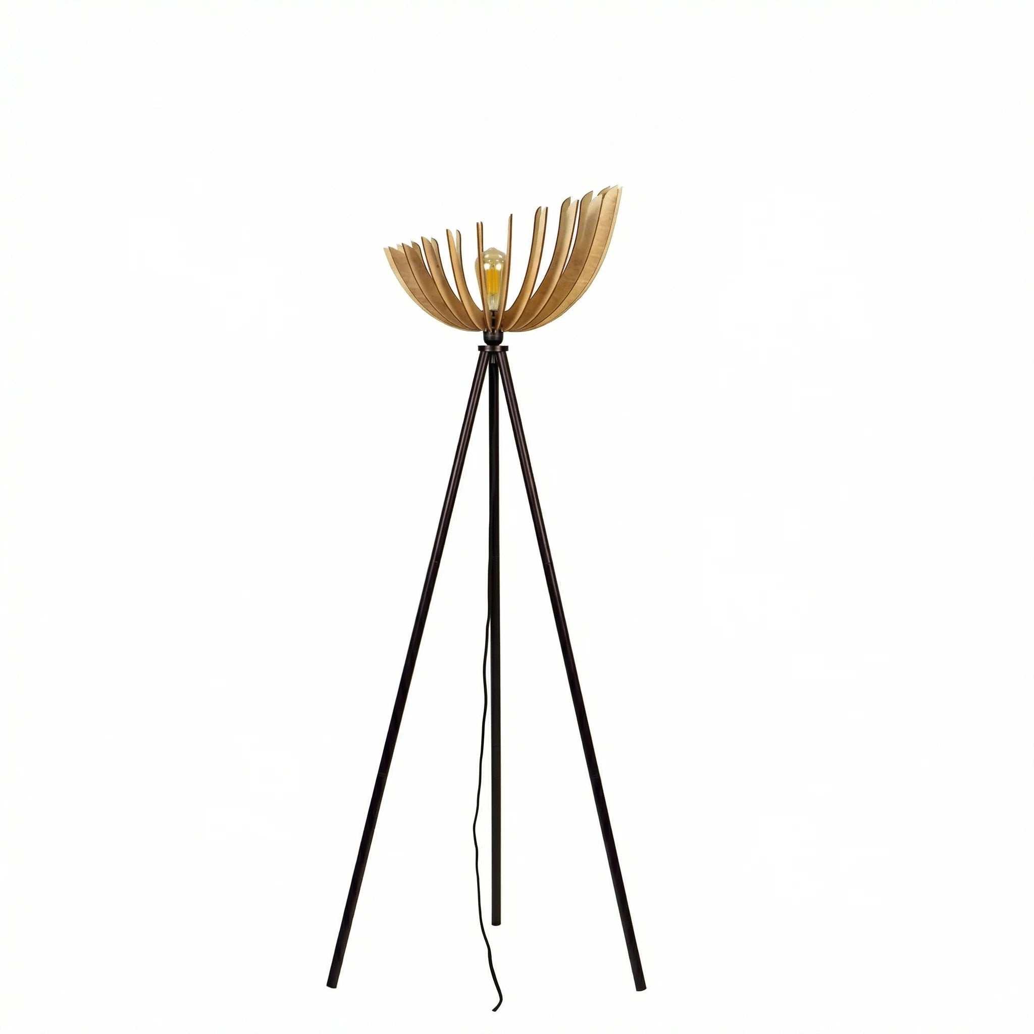 Athéna teinté Chêne | Lampadaire