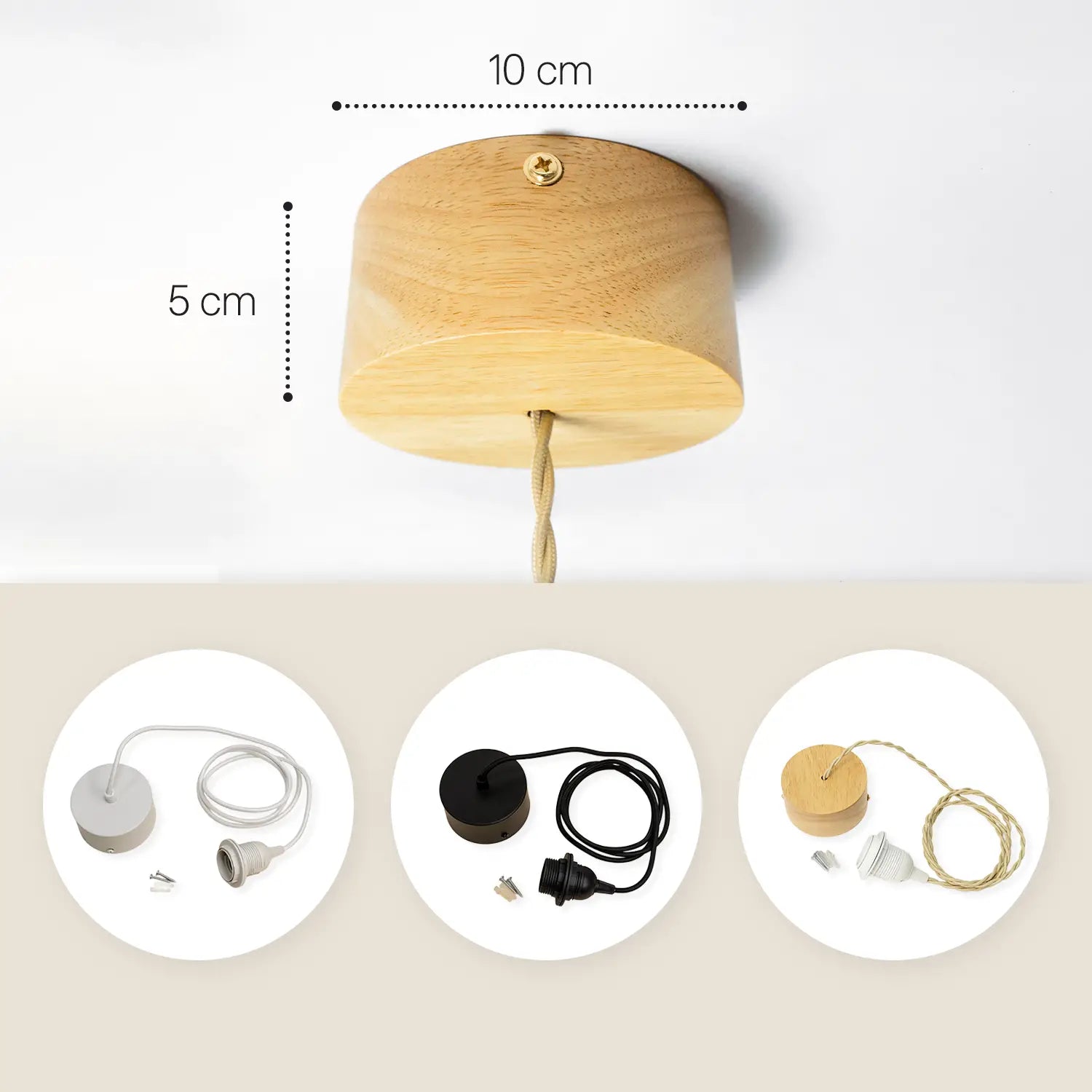 Aigle teinté chêne | Suspension