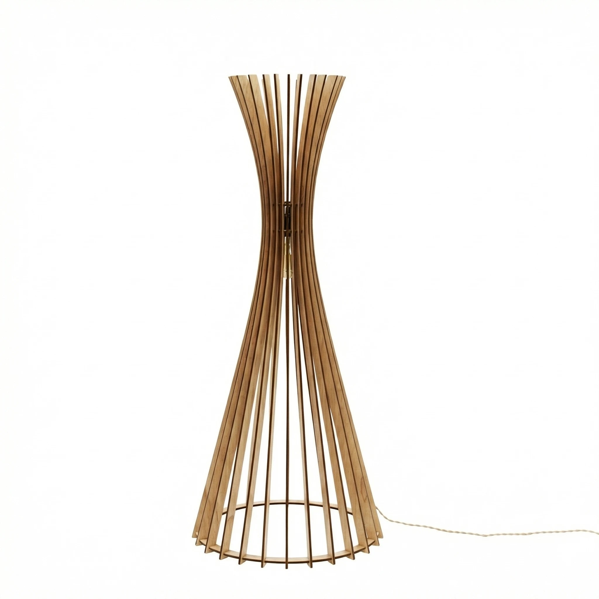 TIPI teinté Chêne | Lampadaire