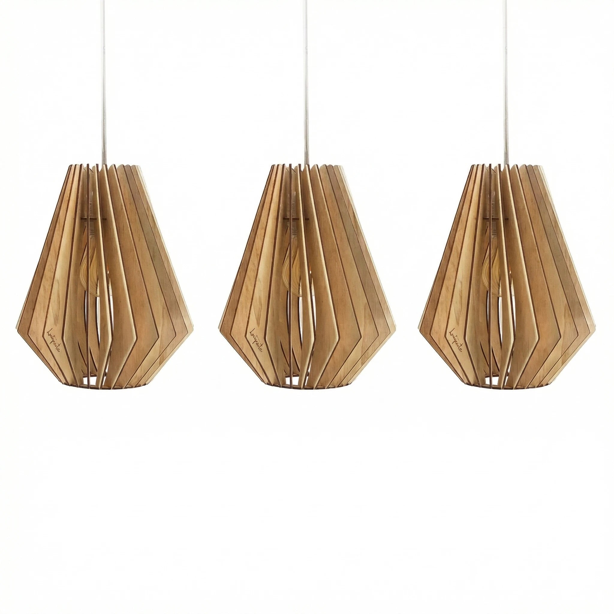 Trio Ambre teinté Chêne