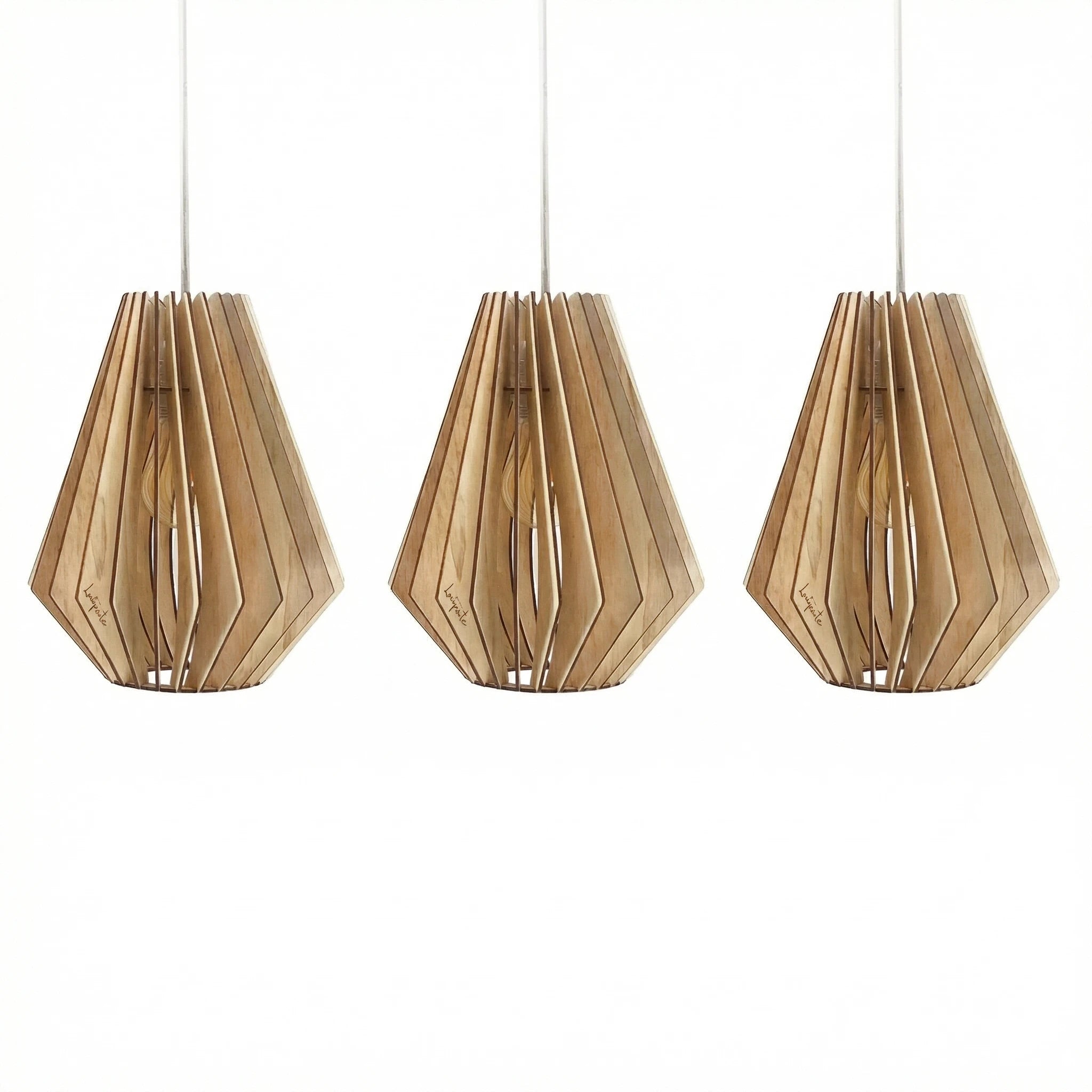 Trio Ambre teinté Chêne
