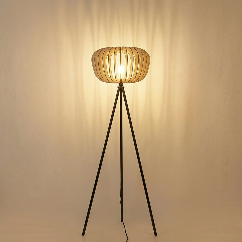Agathe teinté Chêne | Lampadaire
