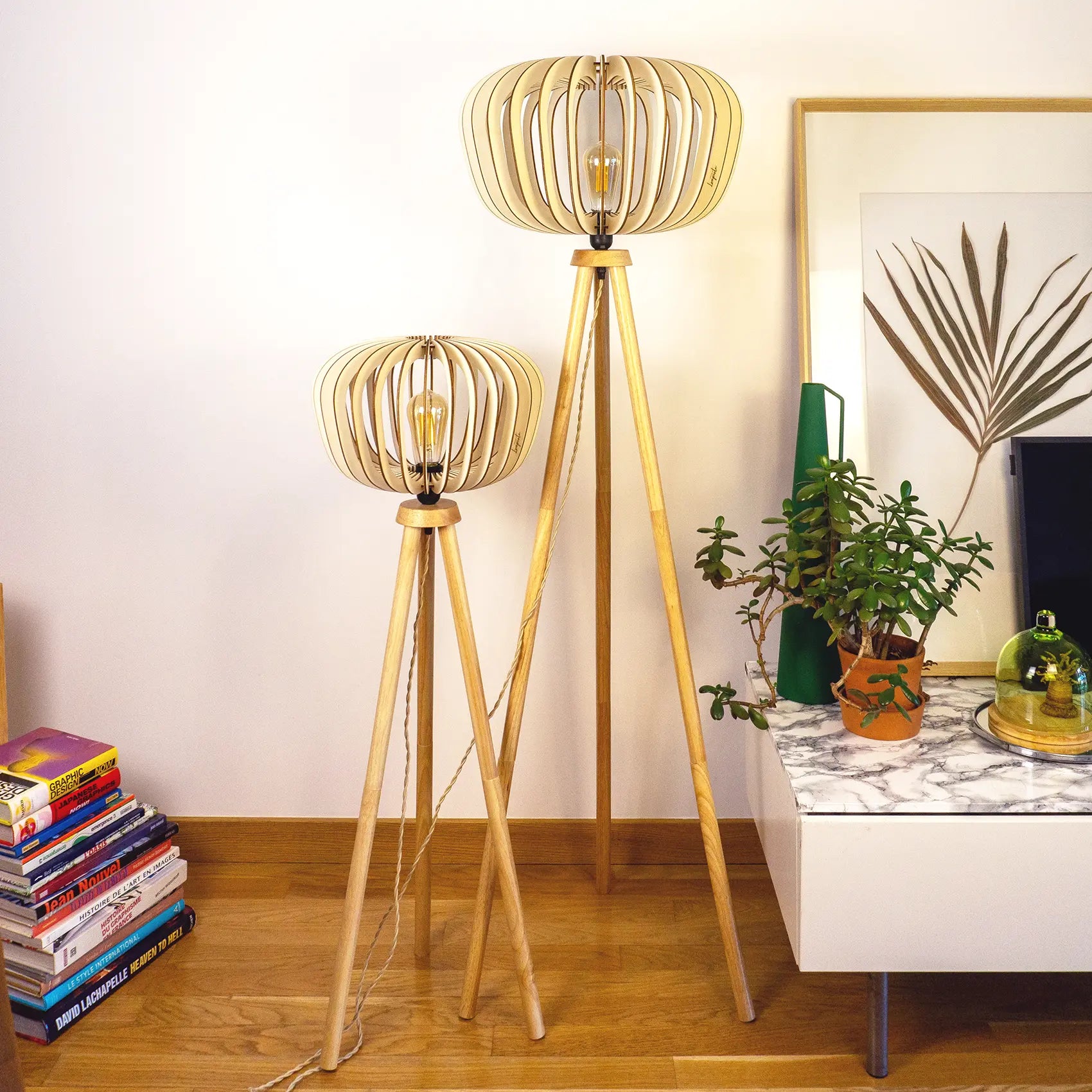 Agathe | Lampadaire - Atelier Loupiote | Lampes artisanales françaises