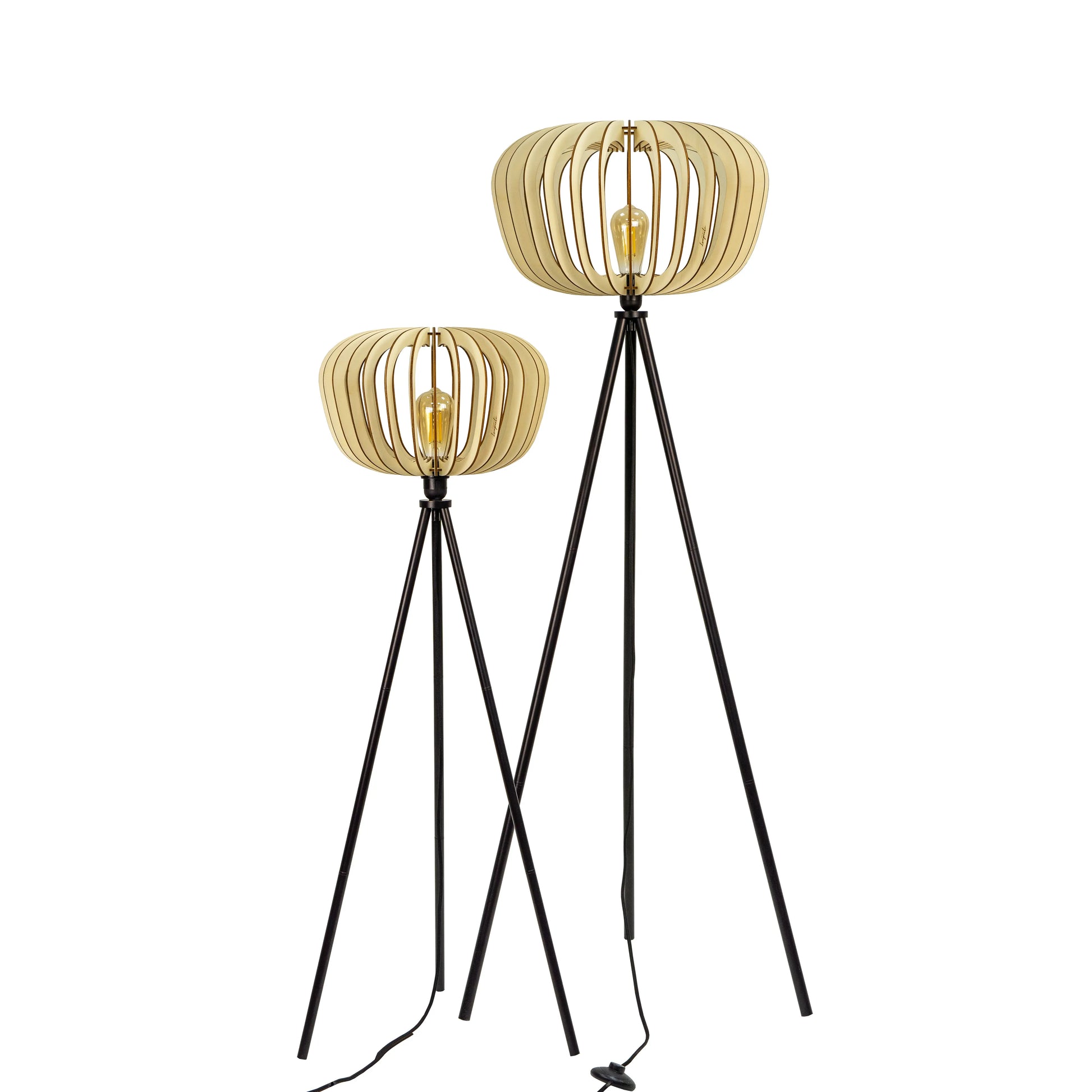 Duo Agathe - Atelier Loupiote | Lampes artisanales françaises