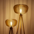 Duo Agathe | Lampadaire - Atelier Loupiote | Lampes artisanales françaises