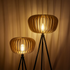 Duo Agathe | Lampadaire - Atelier Loupiote | Lampes artisanales françaises