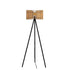 Apollon teinté Chêne | Lampadaire