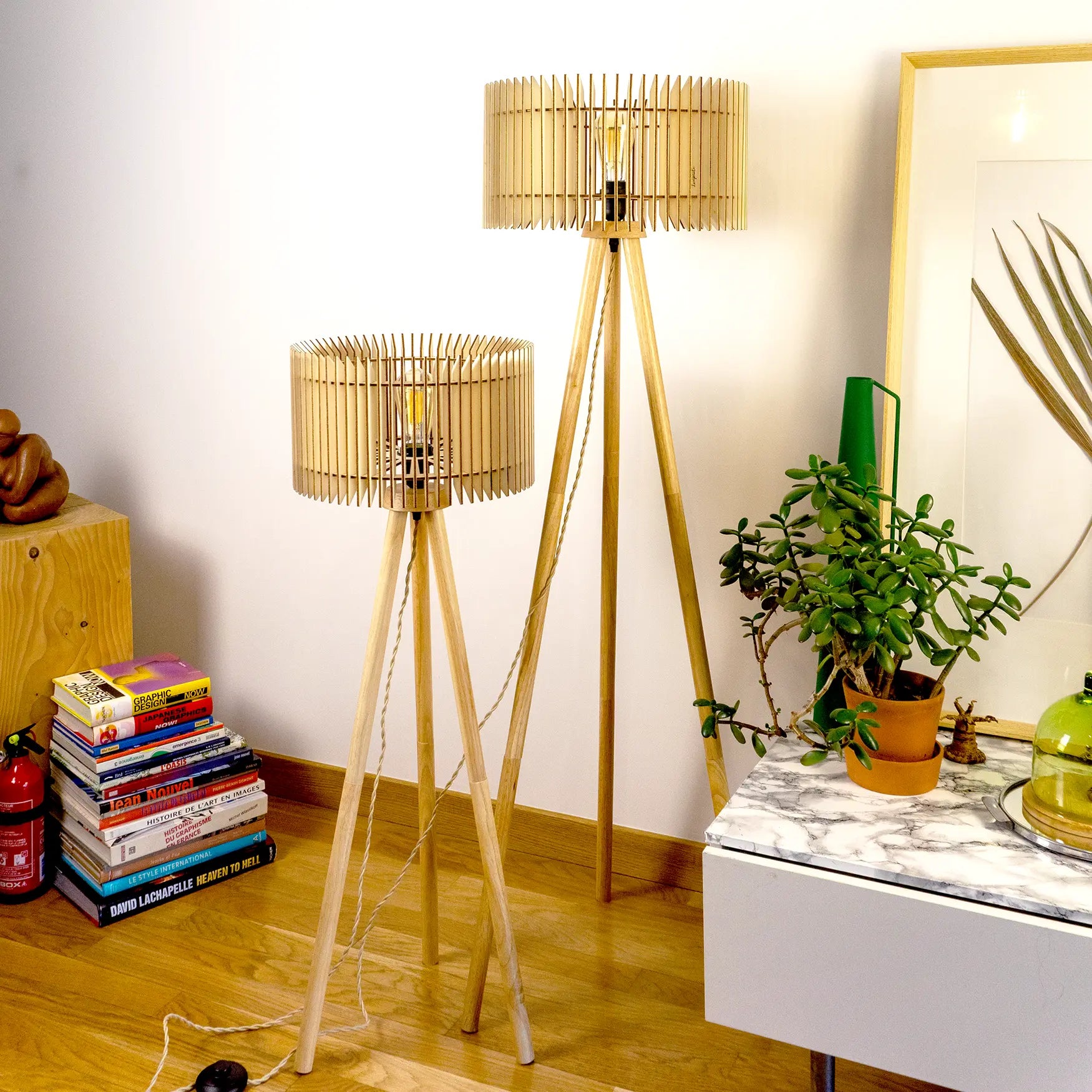Apollon | Lampadaire - Atelier Loupiote | Lampes artisanales françaises