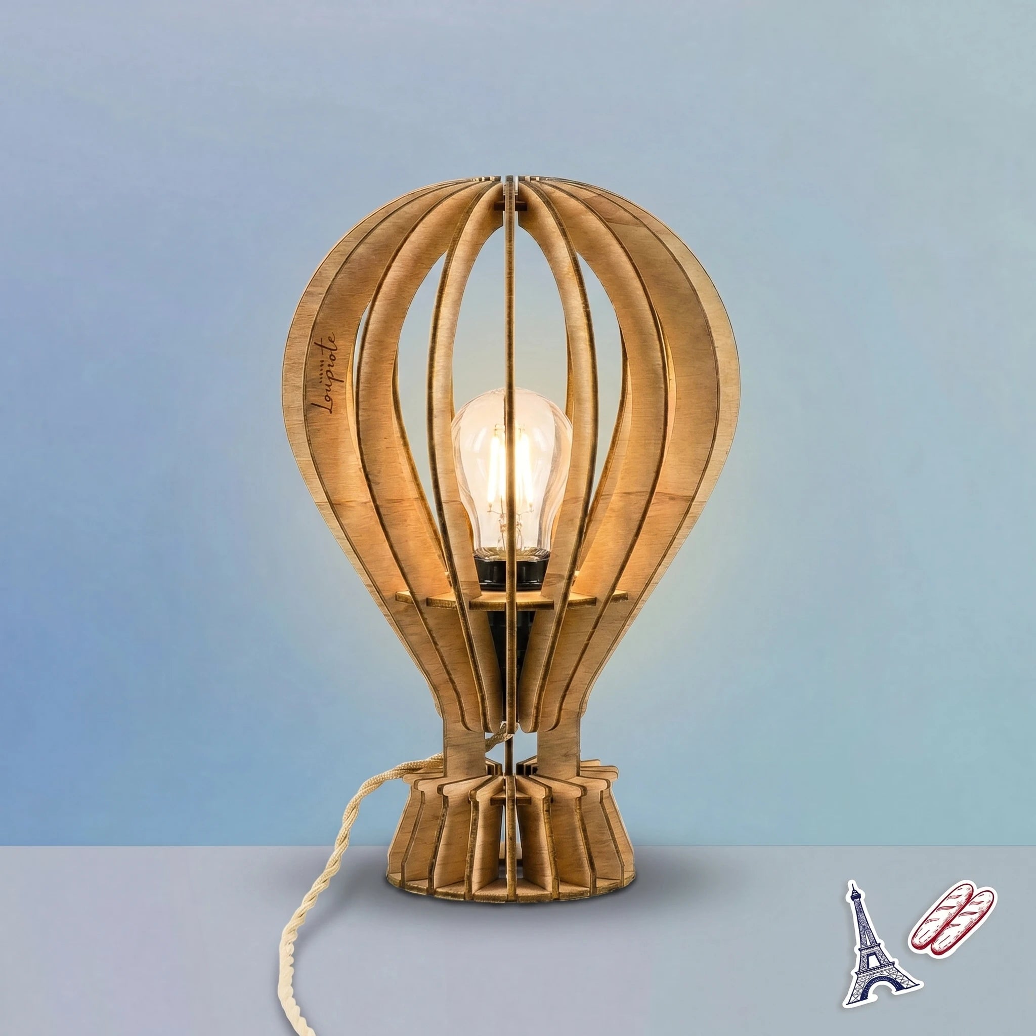 Archimède teinté Chêne | Baladeuse