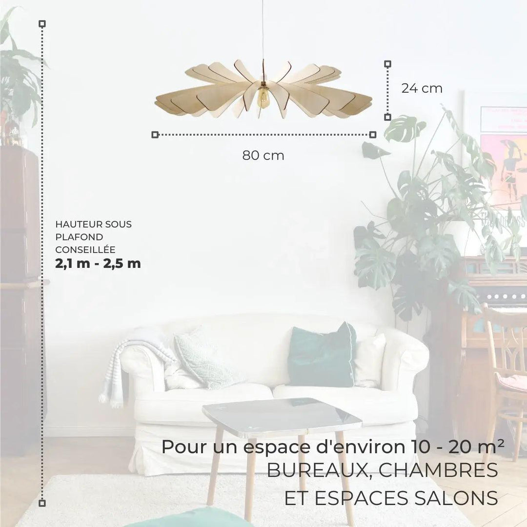 Aurora | Suspension - Atelier Loupiote | Lampes artisanales françaises