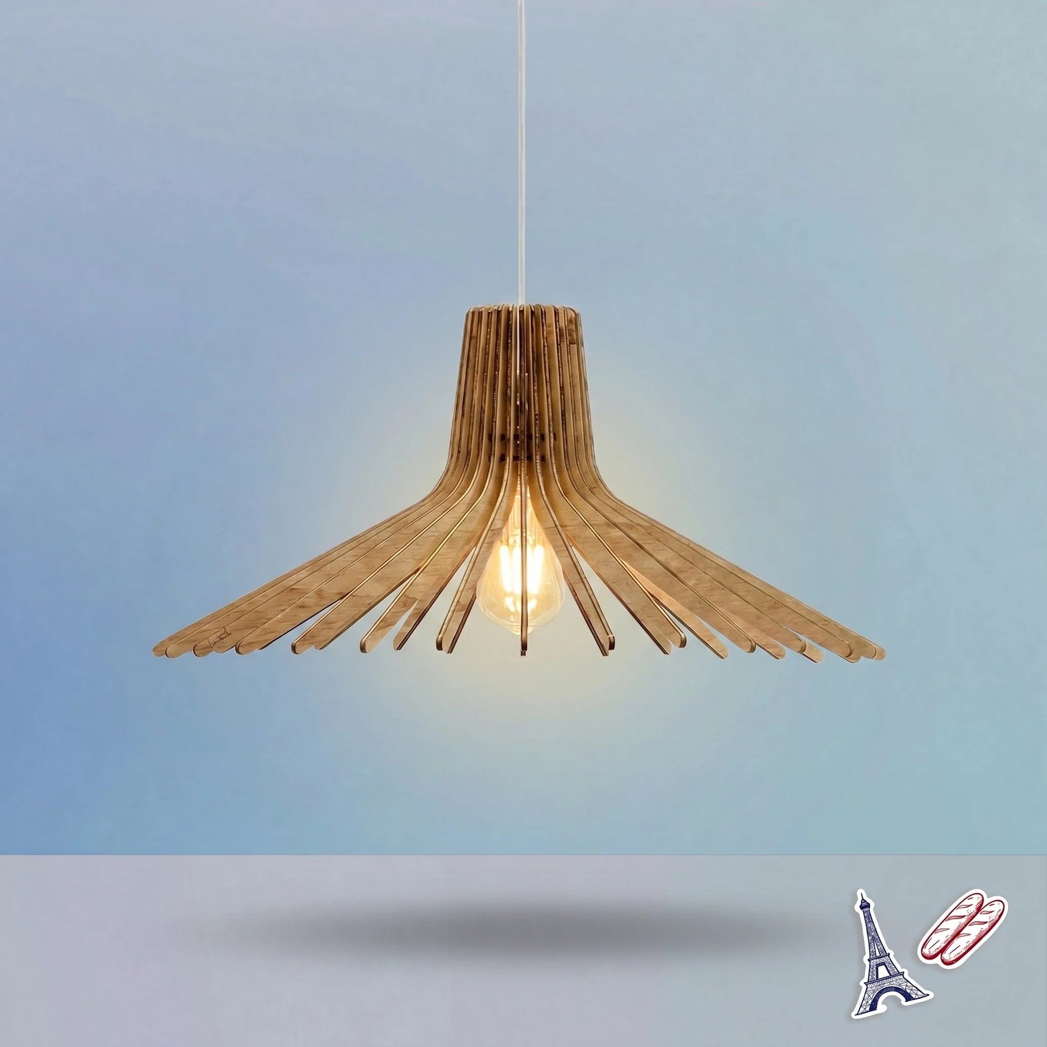 Azur teinté Chêne | Suspension