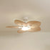 Dahlia teinté Chêne | Ventilateur de plafond