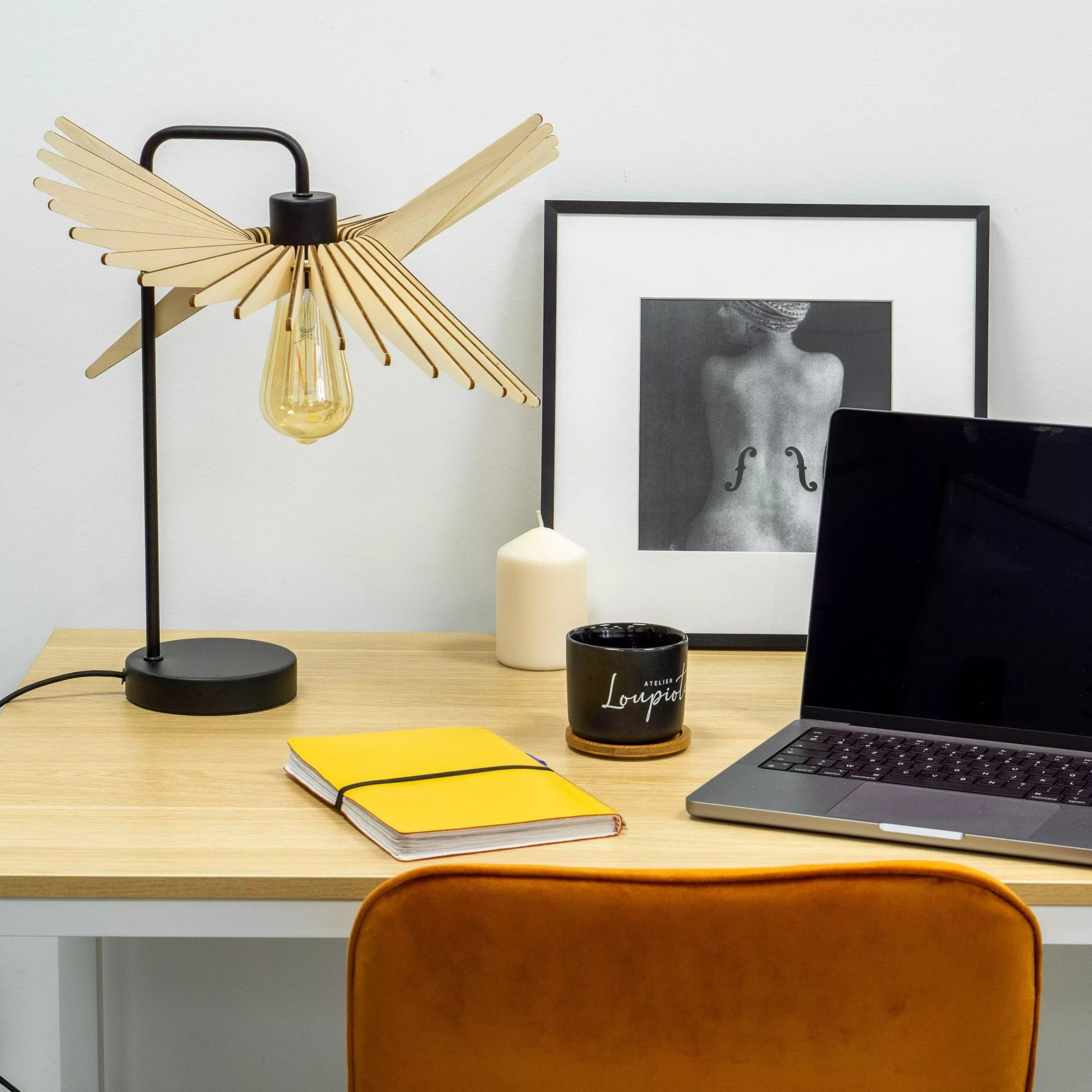 Alba | Lampe à poser - Atelier Loupiote | Lampes artisanales françaises