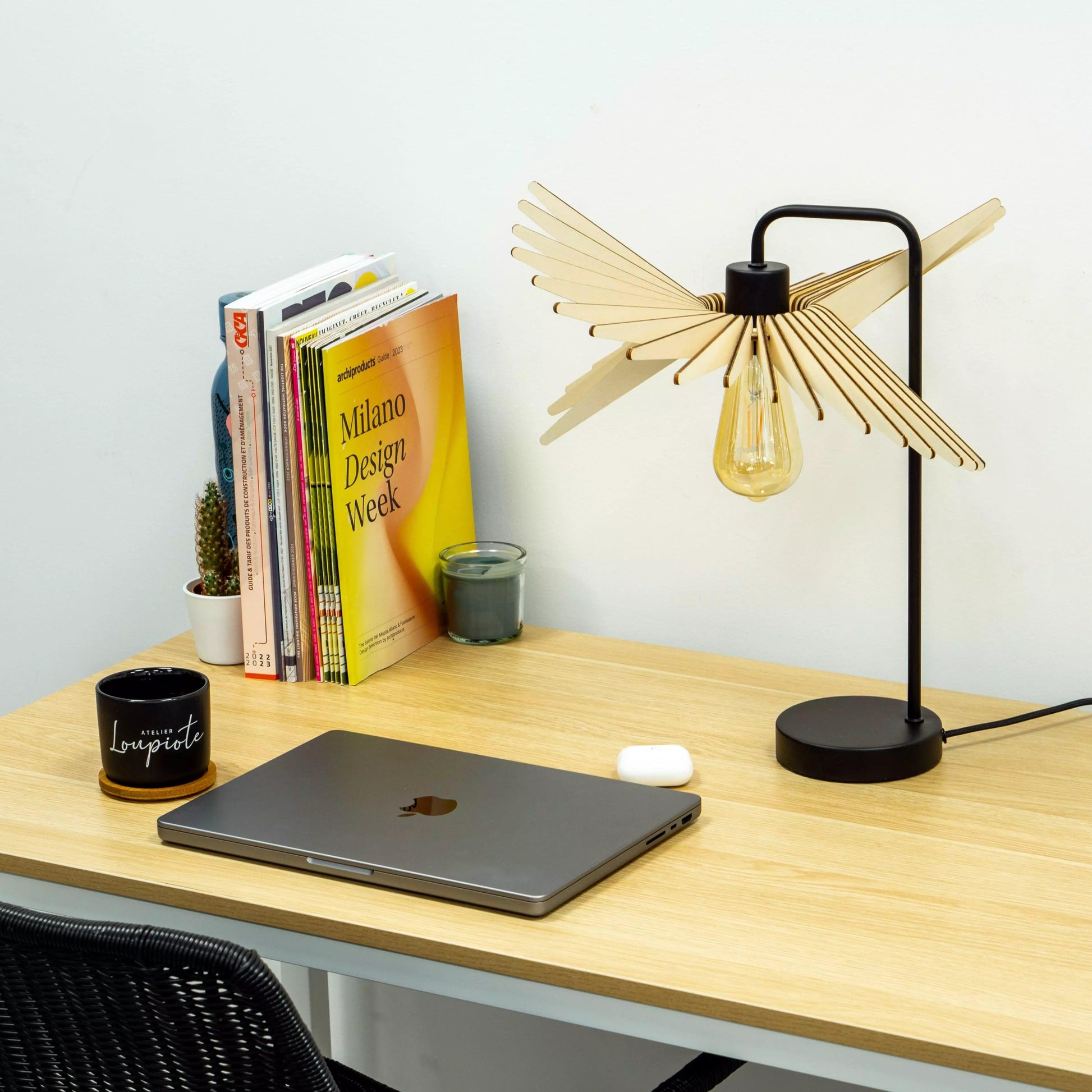 Alba | Lampe à poser - Atelier Loupiote | Lampes artisanales françaises