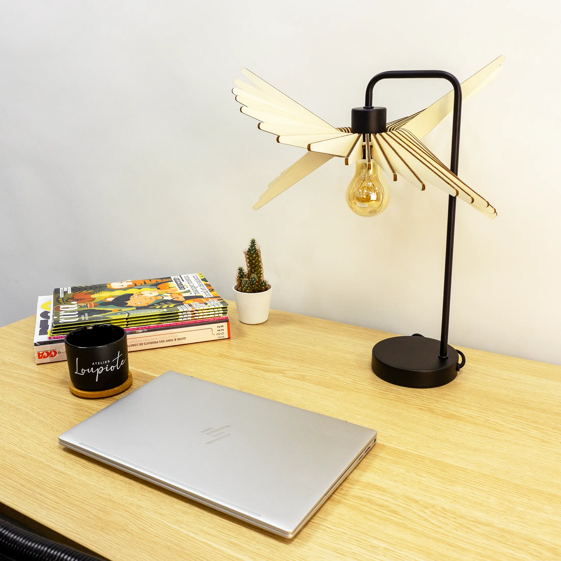 Alba | Lampe à poser - Atelier Loupiote | Lampes artisanales françaises