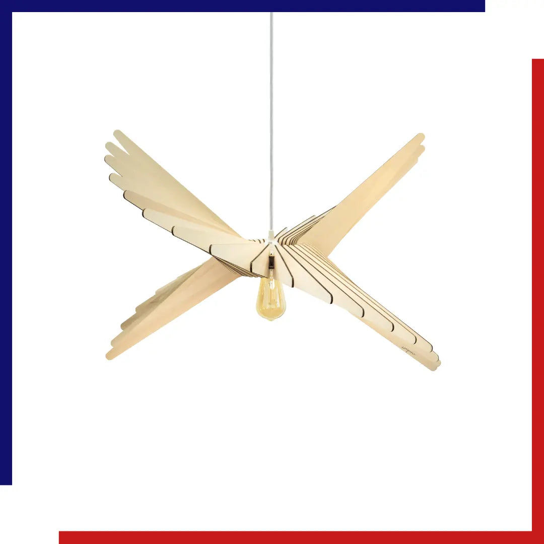 Suspension d'enfant aluminium et bois naturel Avion | Maisons du Monde Suspension d'enfant aluminium et bois naturel Avion | Maisons du Monde