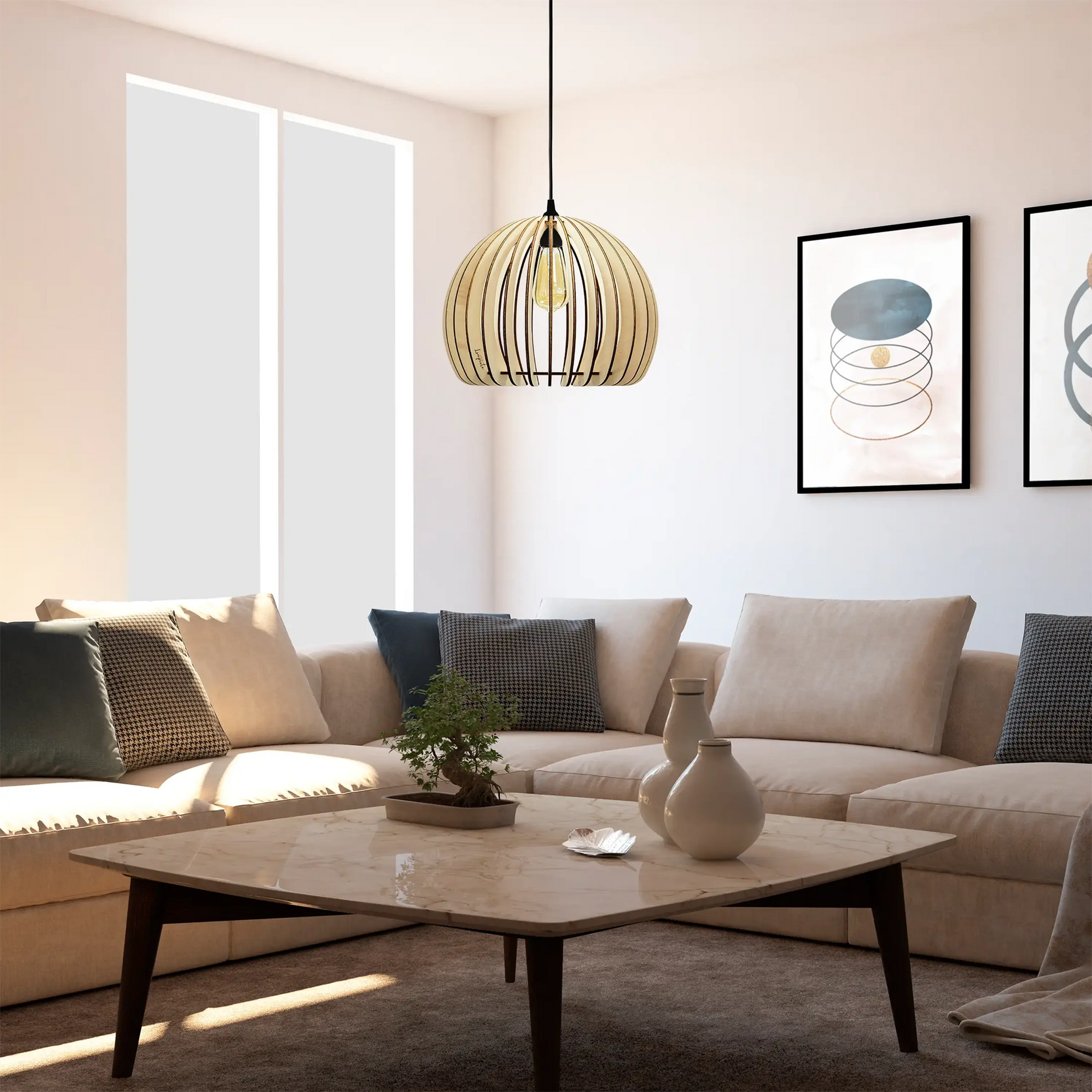 Atlas | Suspension - Atelier Loupiote | Lampes artisanales françaises