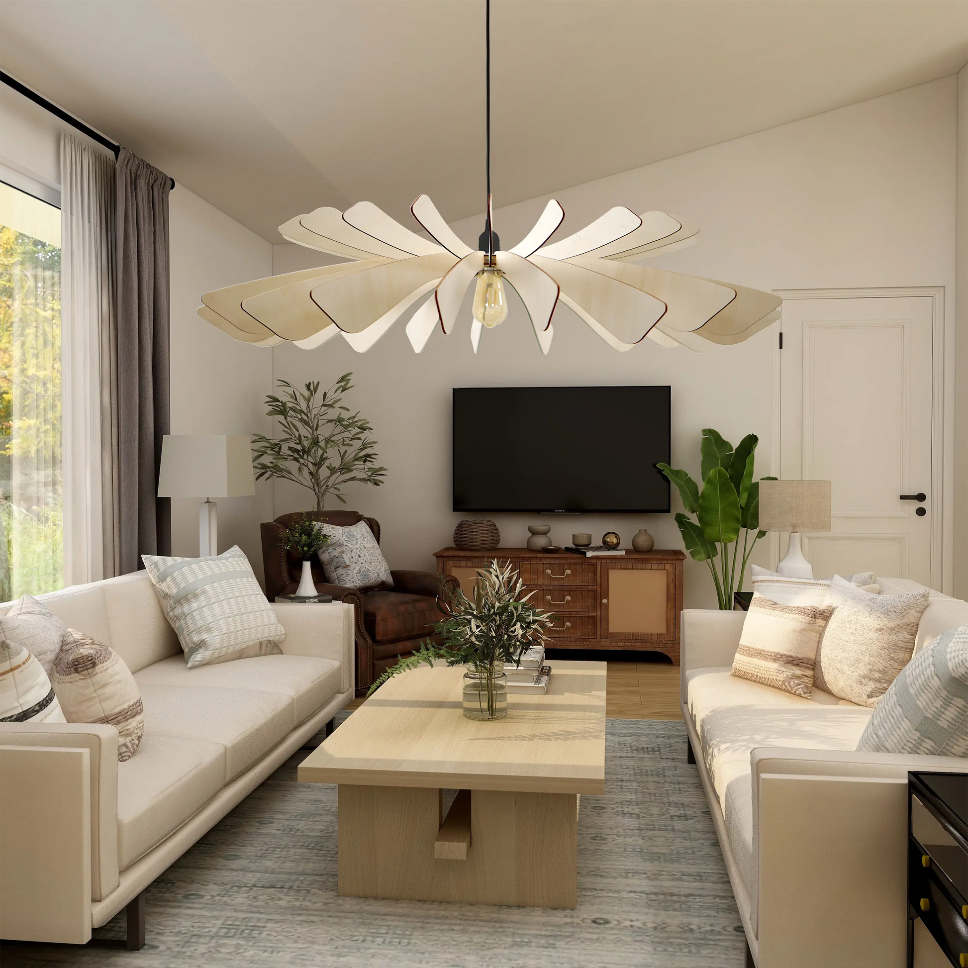 Aurora | Suspension - Atelier Loupiote | Lampes artisanales françaises