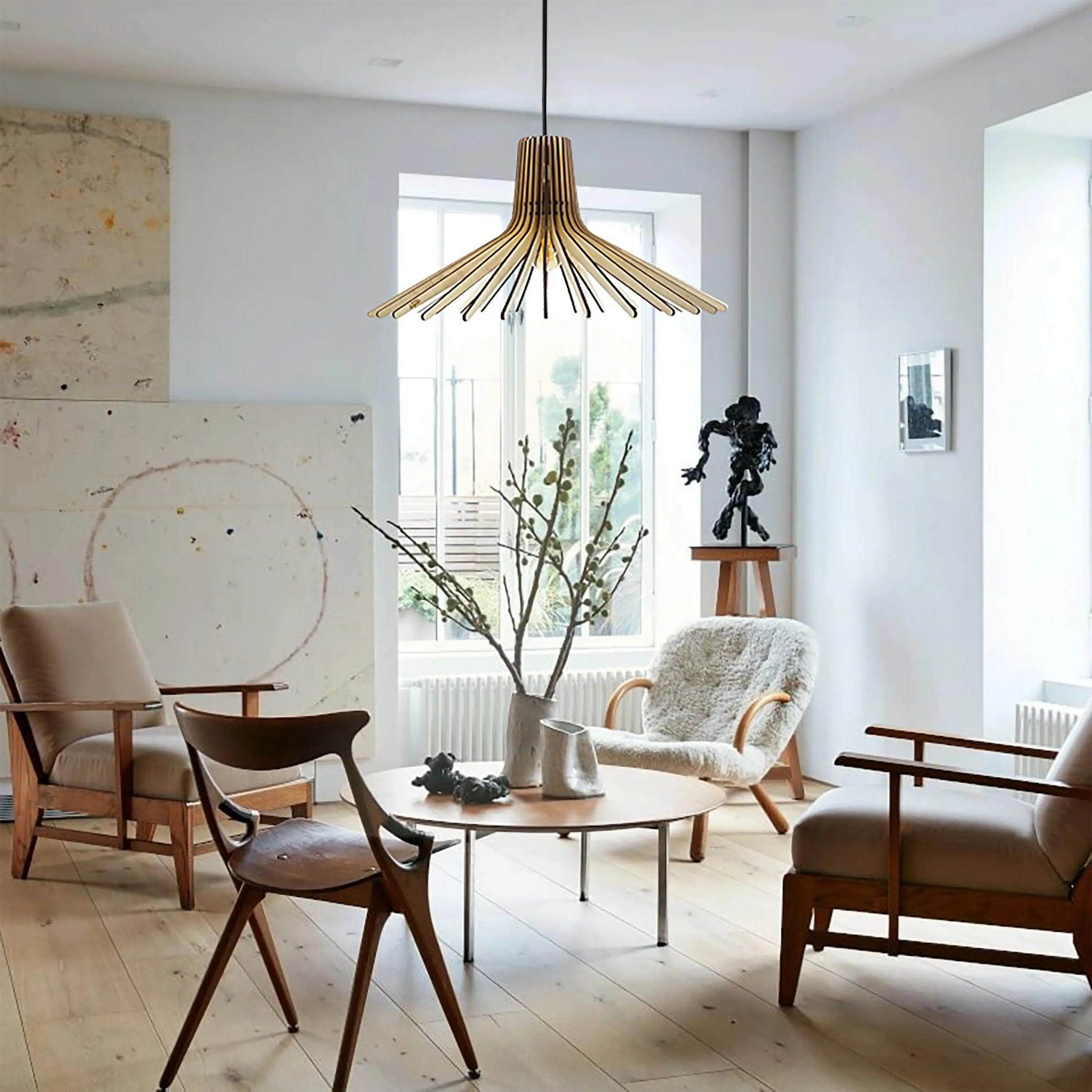 Azur | Suspension - Atelier Loupiote | Lampes artisanales françaises