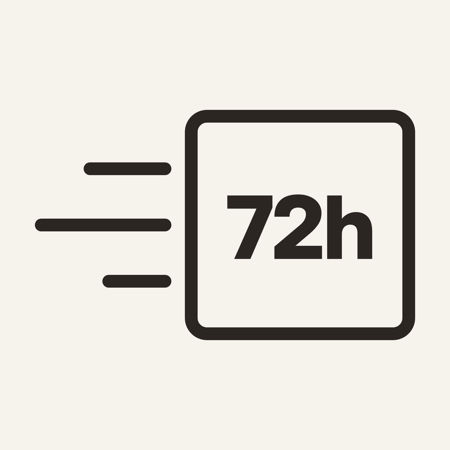 Livraison prioritaire, expédition sous 72 heures
