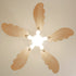 Plume teinté Chêne | Ventilateur de plafond