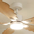 Plume teinté Chêne | Ventilateur de plafond
