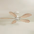 Plume teinté Chêne | Ventilateur de plafond