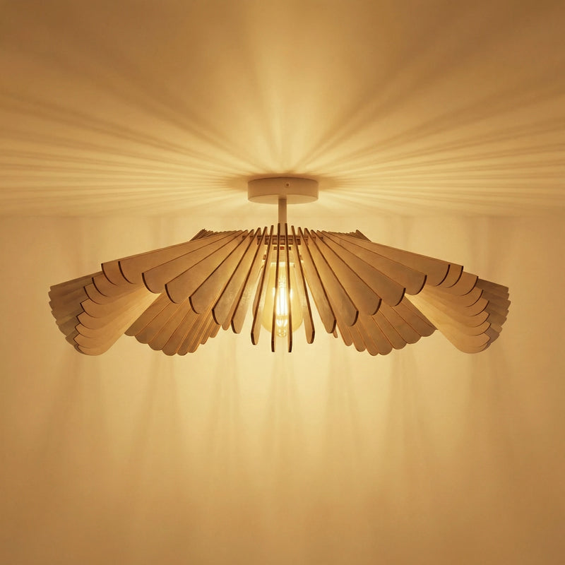 Nos plafonniers en bois & lustres design | Made in France – Atelier ...