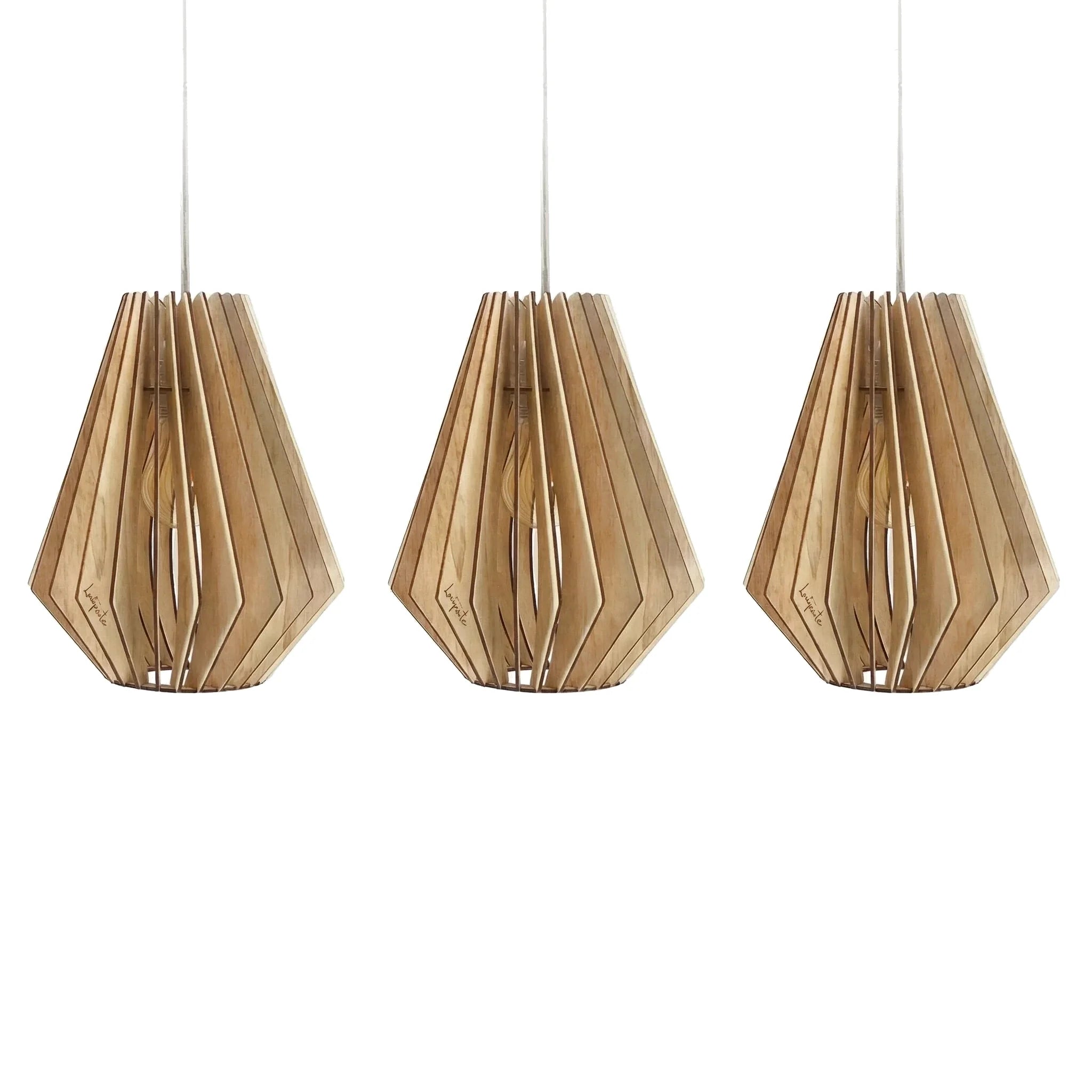 Trio Ambre teinté Chêne