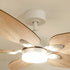 Virevole teinté Chêne | Ventilateur de plafond