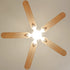 Zéphyr teinté Chêne | Ventilateur de plafond