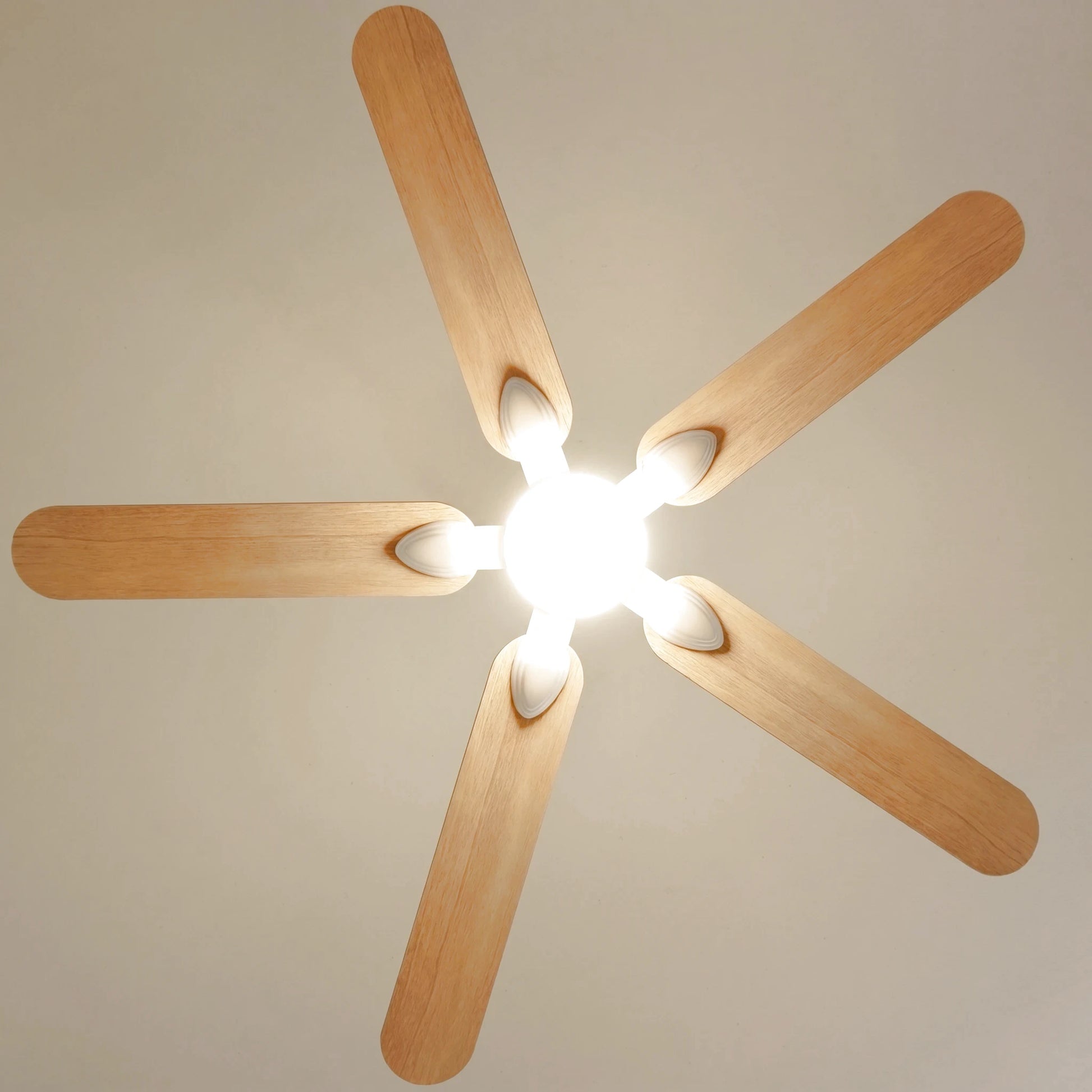 Zéphyr teinté Chêne | Ventilateur de plafond