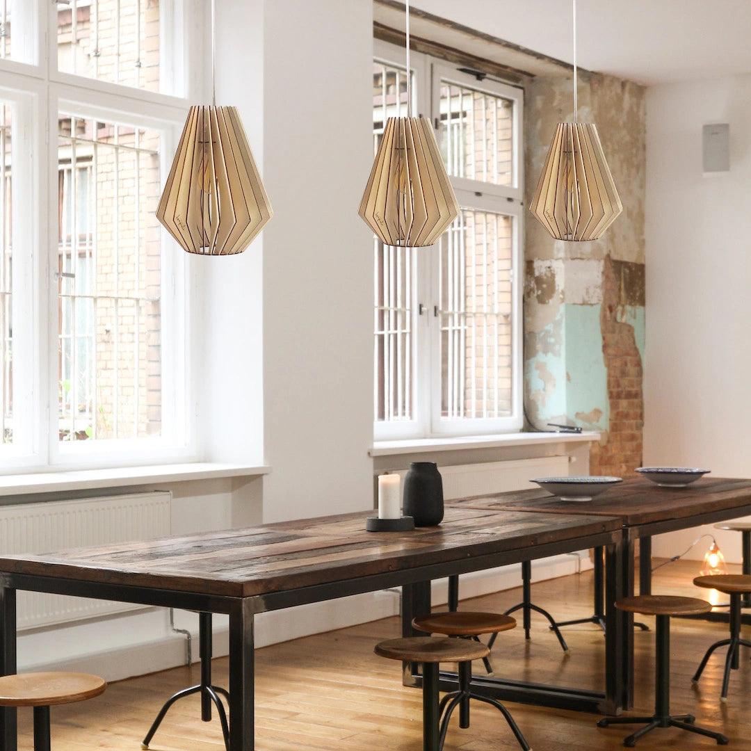 Ambre | Suspension - Atelier Loupiote | Lampes artisanales françaises