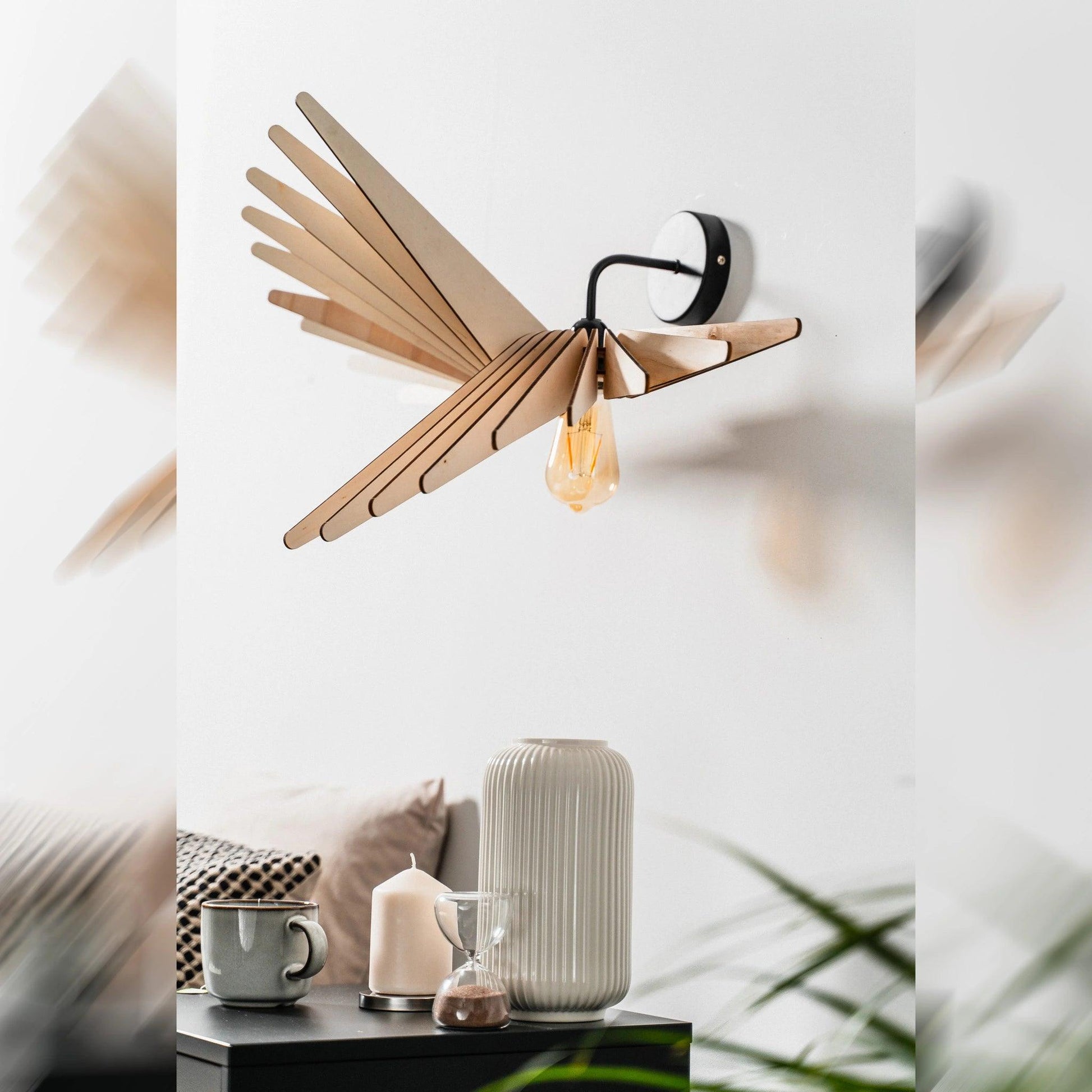 Albatros | Applique - Atelier Loupiote | Lampes artisanales françaises