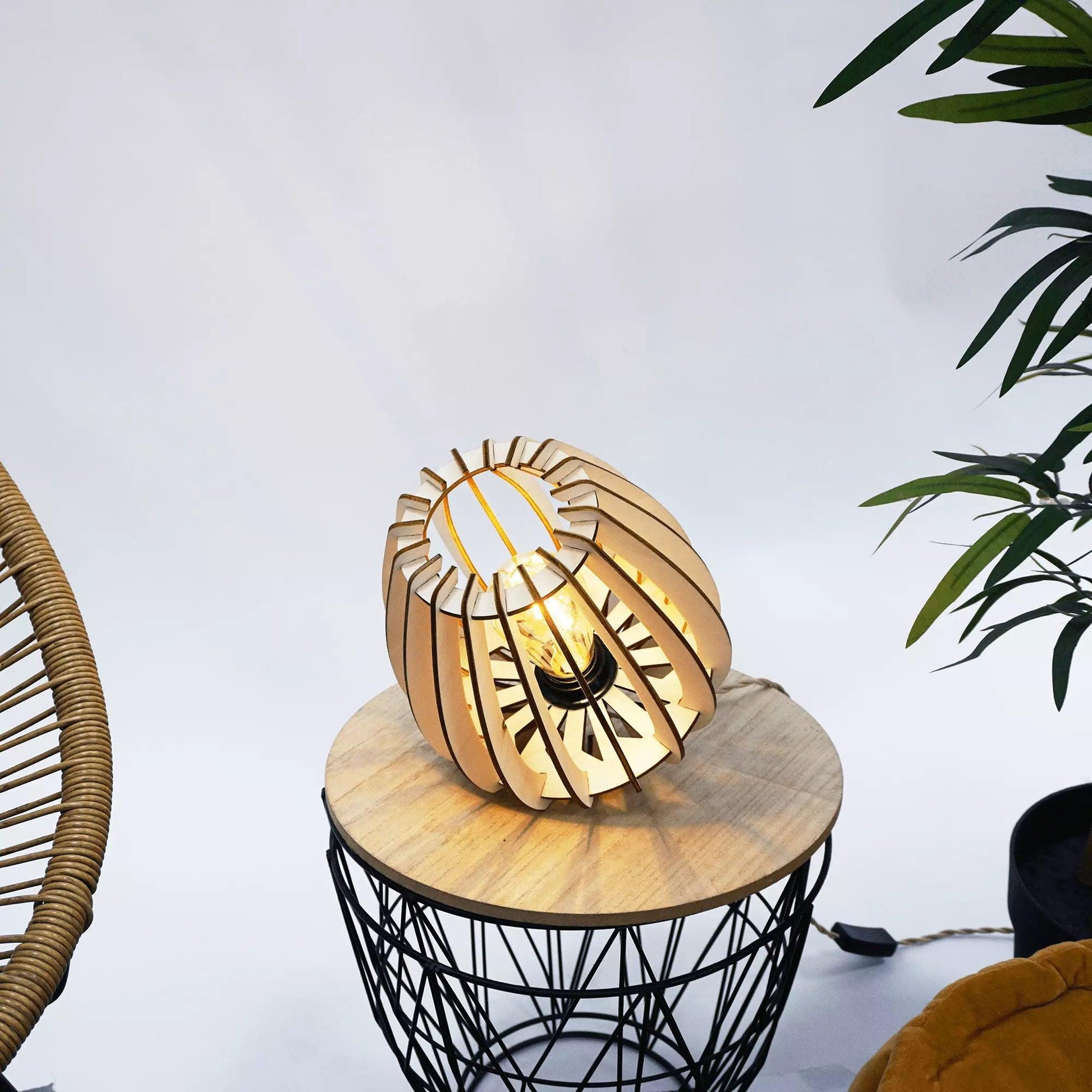 Atome | Lampe à poser - Atelier Loupiote | Lampes artisanales françaises